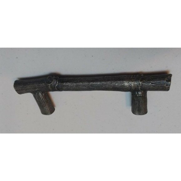Modern Objects DRAWER PULL Twig Branch MEDIUM SEAGRAPE Antique Pewter Tree 2482 - Picture 7 of 11